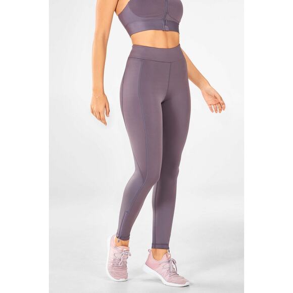 Fabletics High-Waisted UltraCool Spin Leggings in Lavender Color Size S/M - Picture 1 of 12